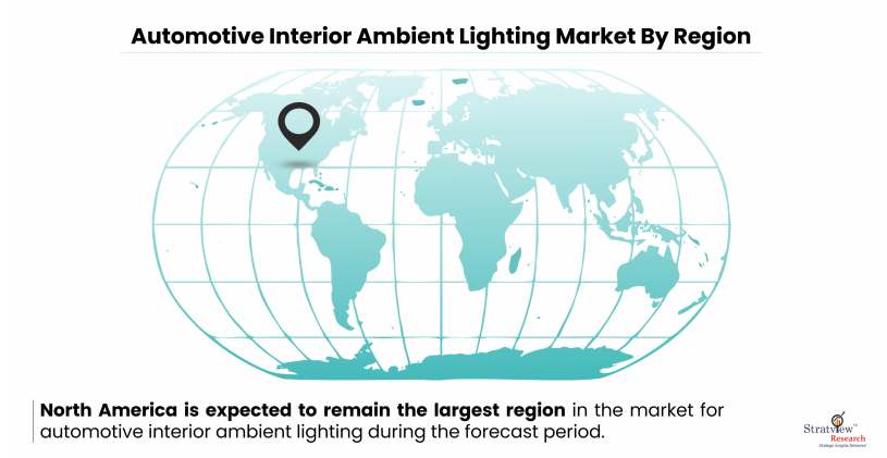 Automotive Interior Ambient Lighting Market By Region